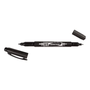 Tombow fineliner MONO twin pen  0,4/0,8 svart