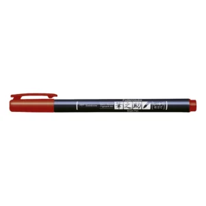 Tombow kalligrafipenna Fudenosuke hård röd