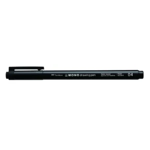 Fineliner Tombow MONO drawing 04 svart