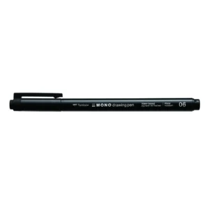 Fineliner Tombow MONO drawing 06 svart