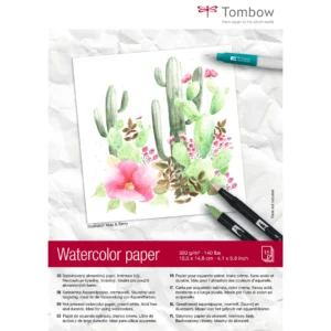 Tombow Akvarellblock A6 300g 15ark
