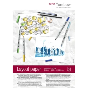 Tombow Layout drawing pad A4 75g 75 sheets