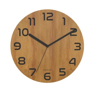 Väggklocka Palma Bamboo 30cm Trä
