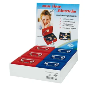 Kassaskrin mini med myntspringa sorterade färger