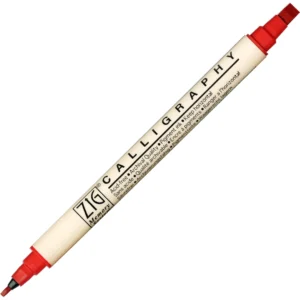 ZIG MS Calligraphy 2/5mm röd
