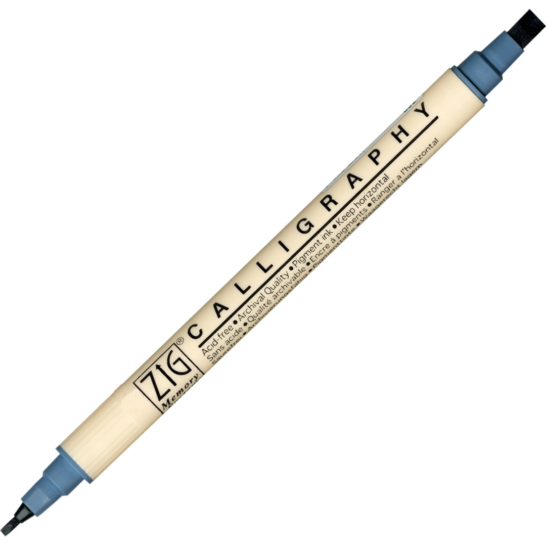 ZIG MS Calligraphy 2/5mm grå