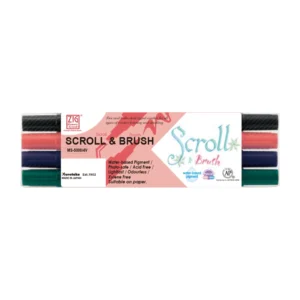 ZIG MS-5000 Scroll & Brush 4-set
