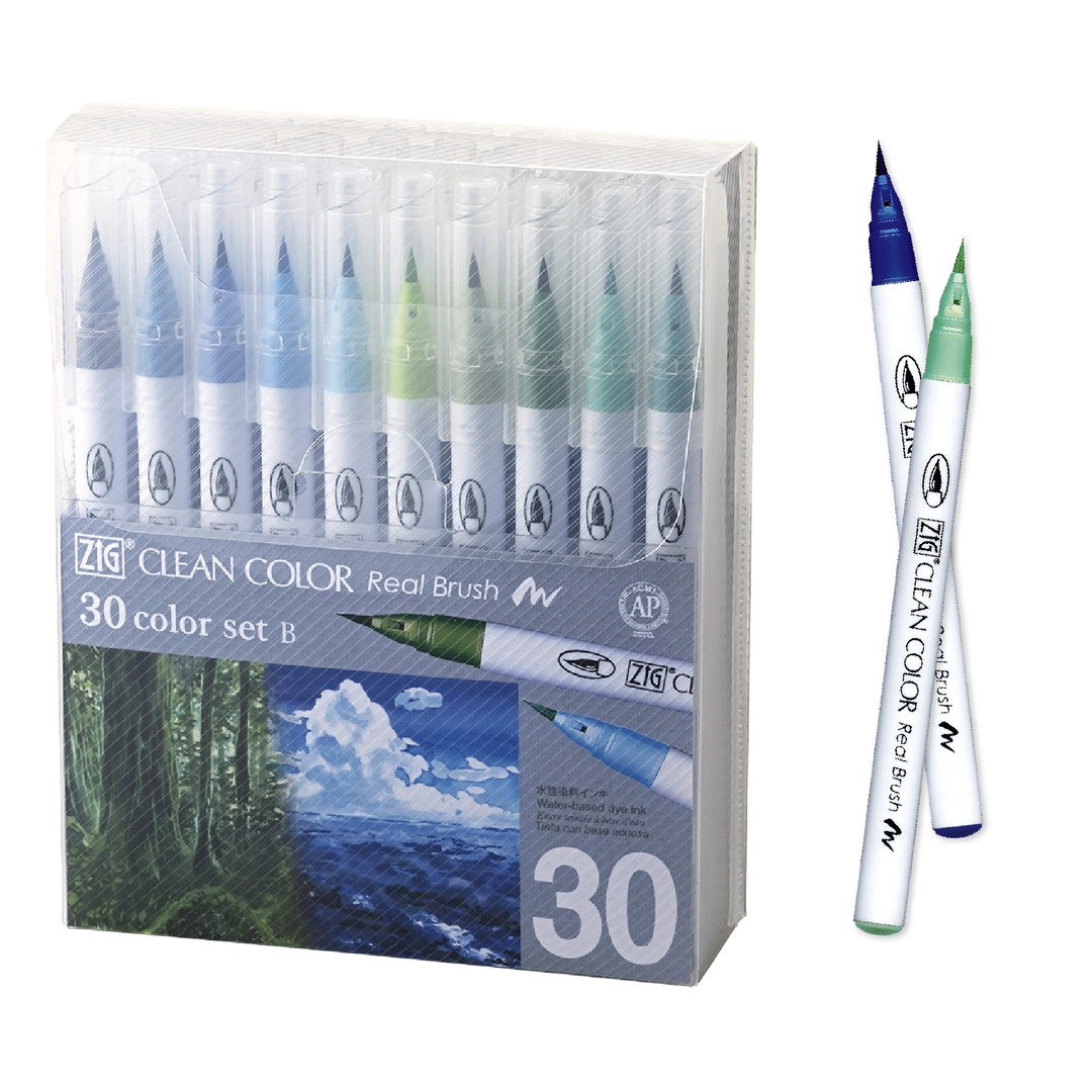 ZIG Clean Color Real Brush set B 30/etui