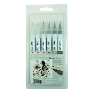 ZIG Clean Color Real Brush varm grå 6/etui