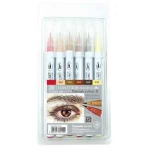 ZIG Clean Color Real Brush portrait II 6/etui