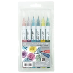 ZIG Clean Color Real Brush smokey colors 6/etui