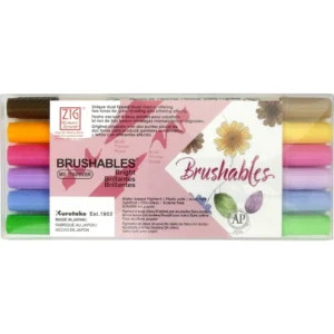 ZIG Brushables MS-7700 6-set bright