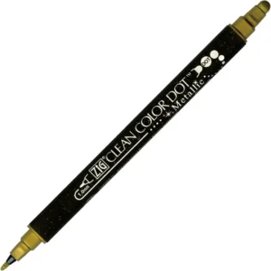 ZIG Clean Color DOT Metallic Gold