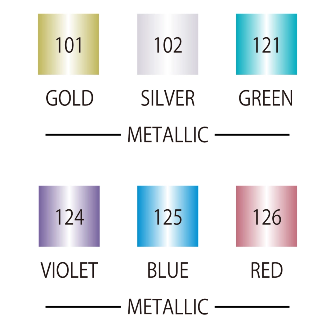 ZIG Clean Color DOT 6 color set metallic - Bild 2