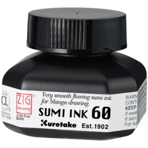 ZIG Cartoonist Sumi Ink 60 svart