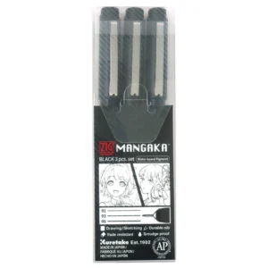 ZIG Mangaka fineliner 3-pack 0.1+0.3+0.5