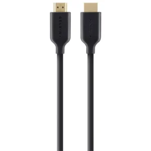 Gold-Plated High-Speed HDMI Cable w/Ethernet, Black (2m)