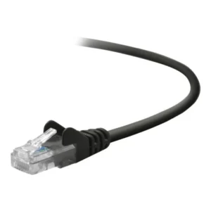 Snagless STP Patch Cable, Cat5e, Black (5m)