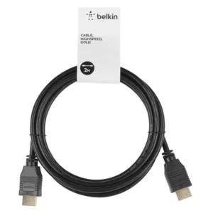 Gold-Plated High-Speed HDMI w/Ethernet 4K, Black (2m)
