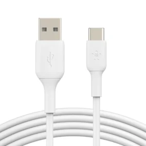 BOOST CHARGE USB-A to USB-C Cable, 2M, White