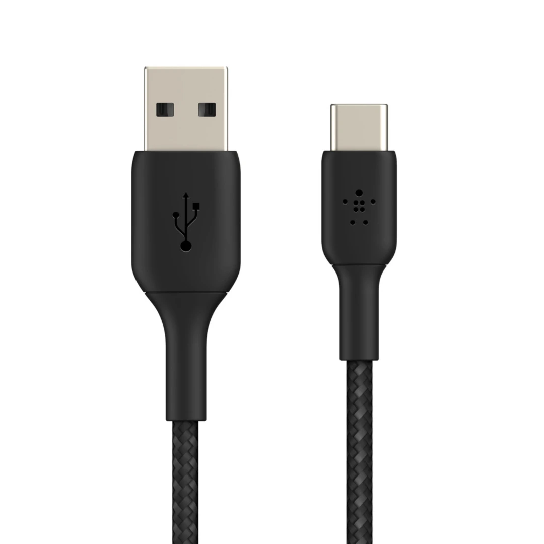 BOOST CHARGE USB-A to USB-C Cable Braided, Black (2m) - Bild 3