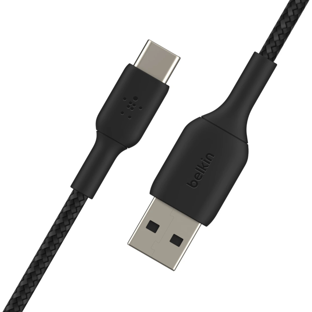 BOOST CHARGE USB-A to USB-C Cable Braided, Black (2m) - Bild 4