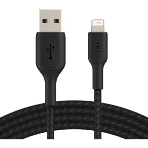Belkin USB-A to Lightning Braided, Black (1m)