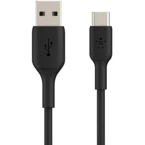 BOOST CHARGE USB-A to USB-C Cable, 1M, Black