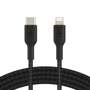 Belkin USB-C to Lightning Braided, Black (1m)