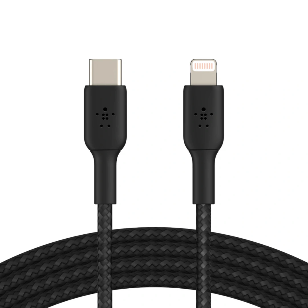Belkin USB-C to Lightning Braided, Black (1m)
