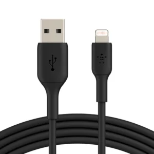 Belkin USB-A to Lightning, Black (0.15m)