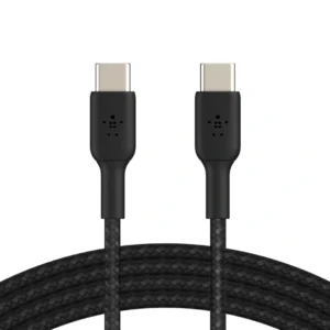 USB-C to USB-C Cable Braided, Black (1m)