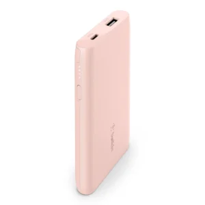 5000 mAh Power Bank, Rose Gold