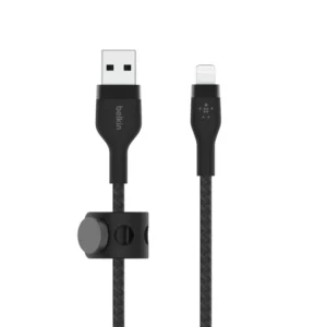 BOOST CHARGE USB-A to LTG_Braided Silicon, 2m, Black