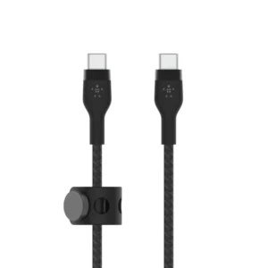 BOOST CHARGE USB-C to USB-C 2.0_Braided Silicon, 3m, Black