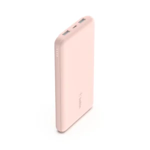10K Power Bank w/USB-C 15W, Pink