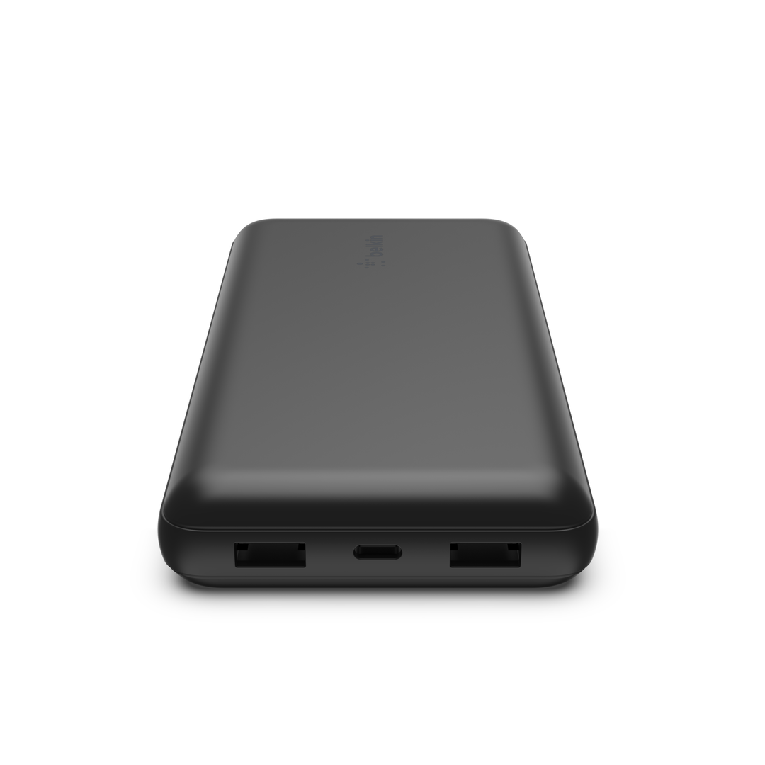 20K Power Bank, USB-A & C 15W, Black - Bild 3