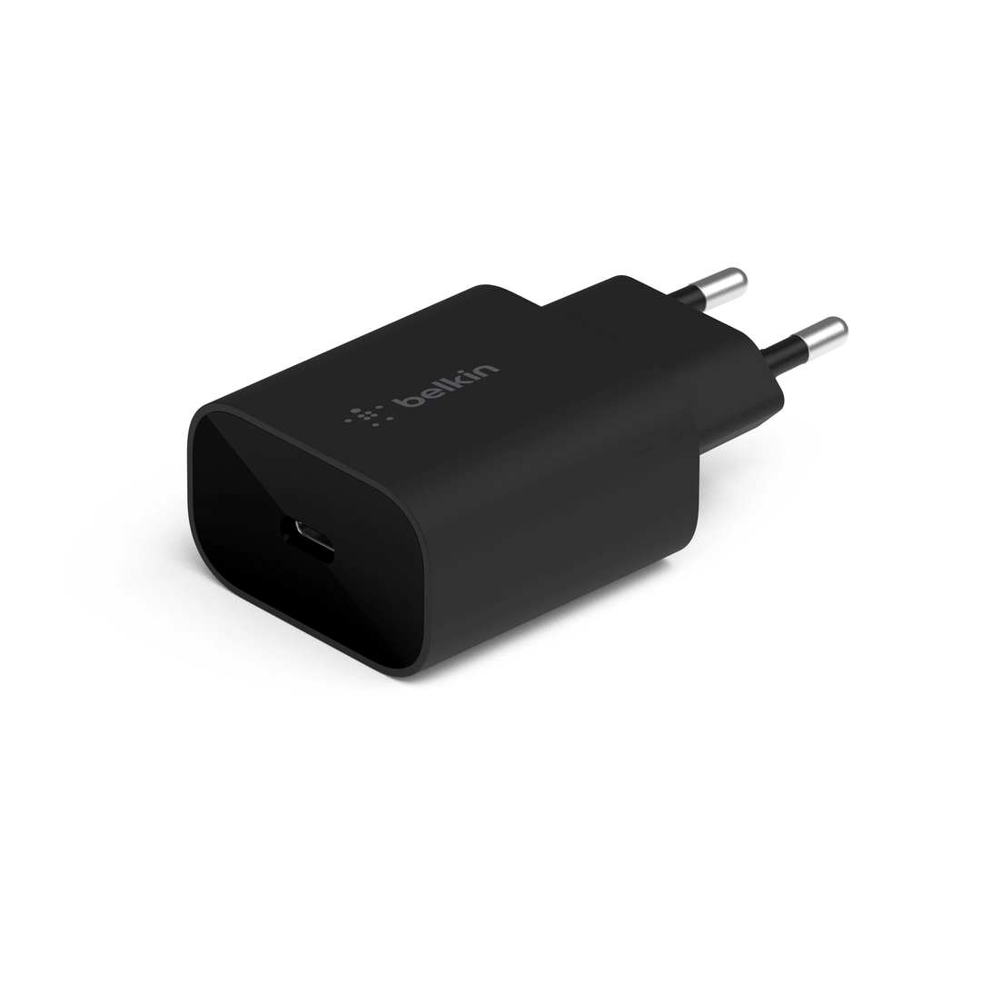 25W PD PPS Wall Charger, Black