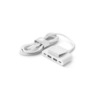 4 port USB Power Extender 2xC 2xA up to 30W, White