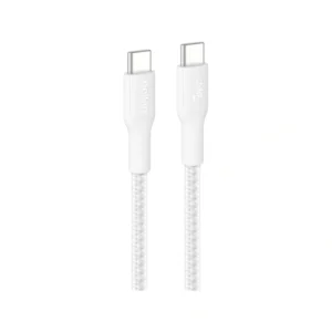 BELKIN USB-C to USB-C 240W 2.0 braided PCR 3m, White