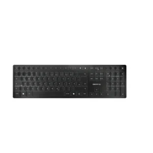 CHERRY KW 9100 Slim WL Keyboard, Black/Grey (DE)