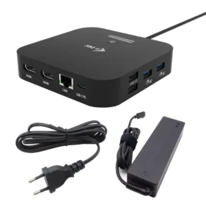 I-TEC USB-C Dual HDMI Docking Station, PD 100W + PSU 100W