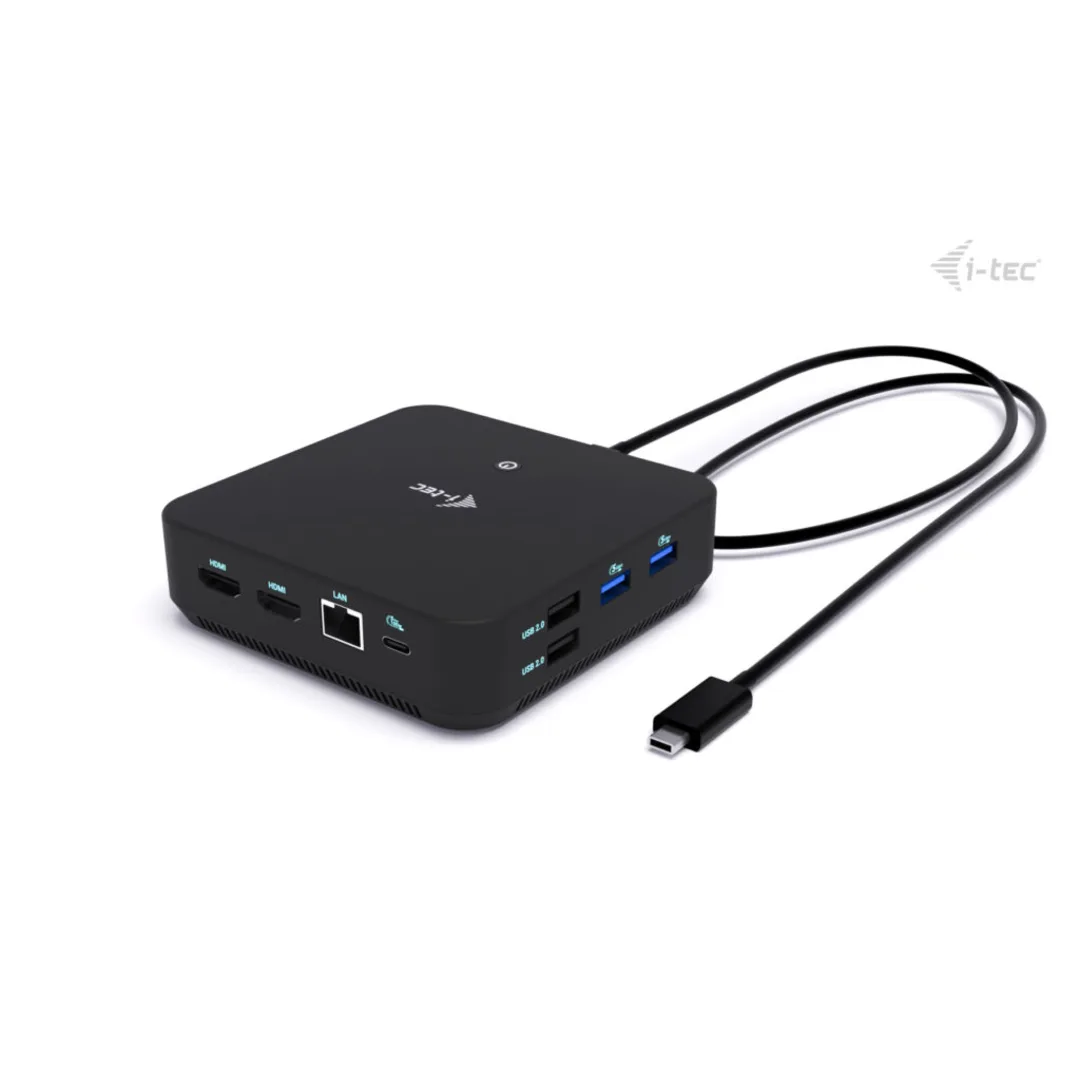 I-TEC USB-C DP Dual HDMI Docking Station, PD 100W + PSU 100W - Bild 2