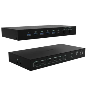 I-TEC USB-C KVM Docking station for 3 Hosts, Dual Display, P