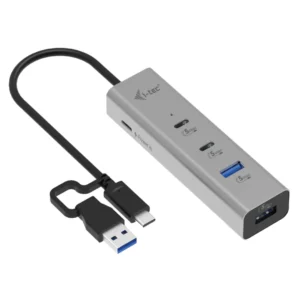 I-TEC Universal Charging Metal HUB 2x USB-C + 2x USB-A Port,
