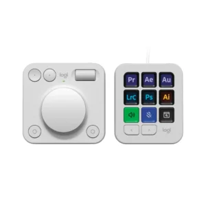 Logitech MX Creative Console, pale grey