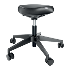 L:Ergo Sittpall med hjul Svart