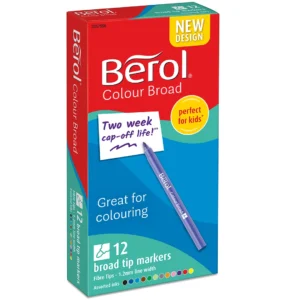 Berol color marker broad 12-pack