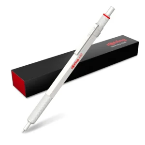 Rotring 600 ballpen pearl white M black ink