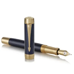 Parker Duofold G.T fountain pen F black ink+convertor